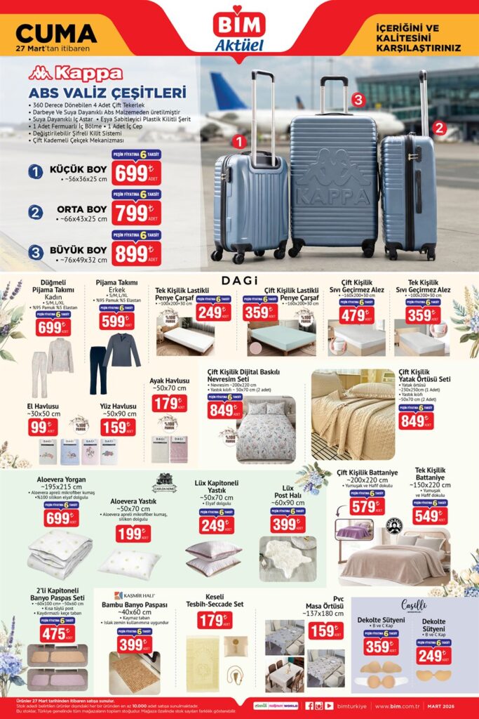 bim-27-mart-2026-aktuel-ev-tekstili-valiz-nevresim-683x1024 BİM 27 Mart 2026 Aktüel Ürünler Kataloğu | İndirimli Fiyat Listesi ve Tüm Ürünler